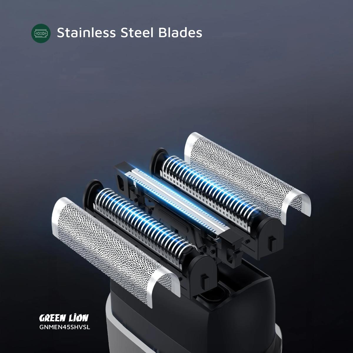 Green Lion Men's Shaver X Wet and Dry Use