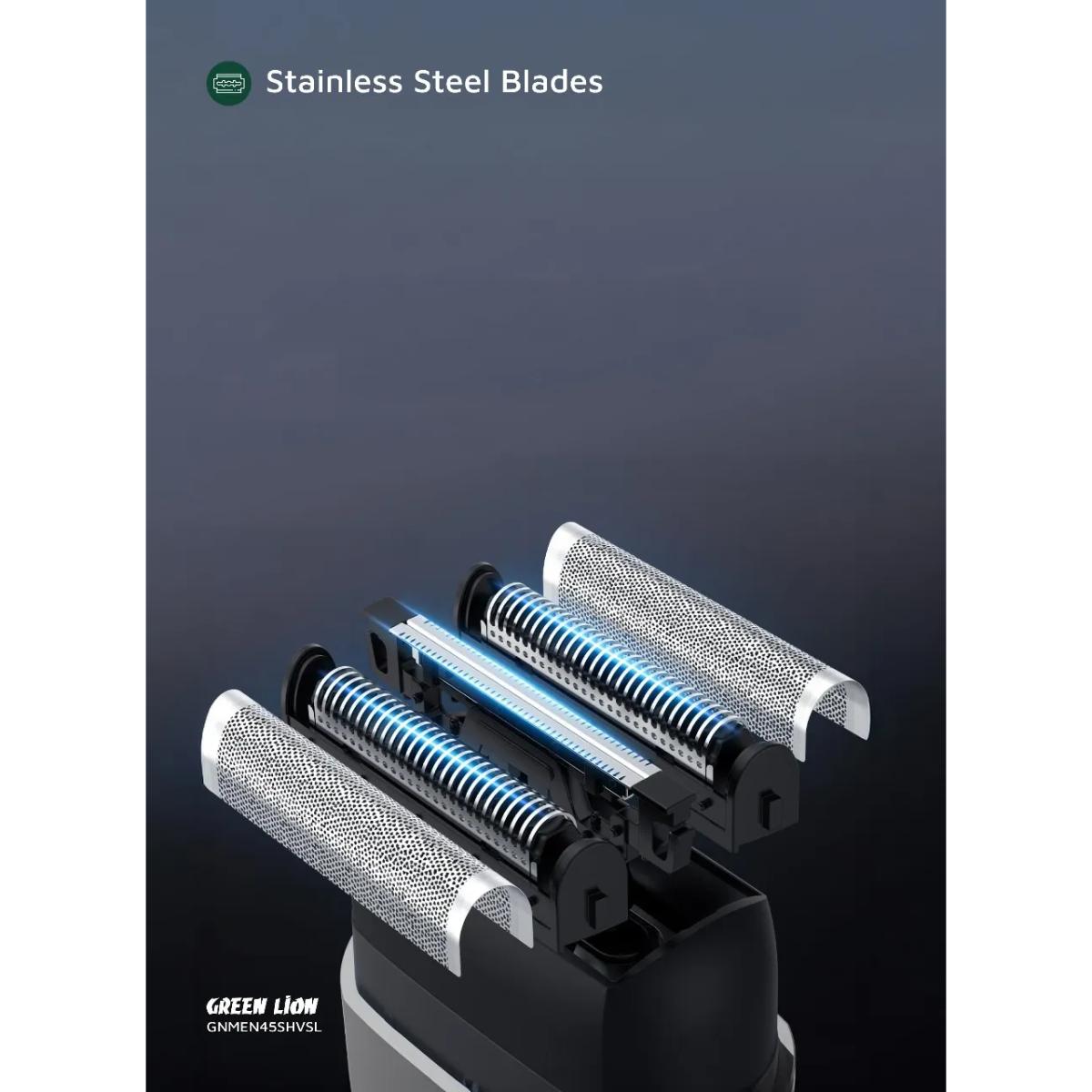 Green Lion Men's Shaver X Wet and Dry Use