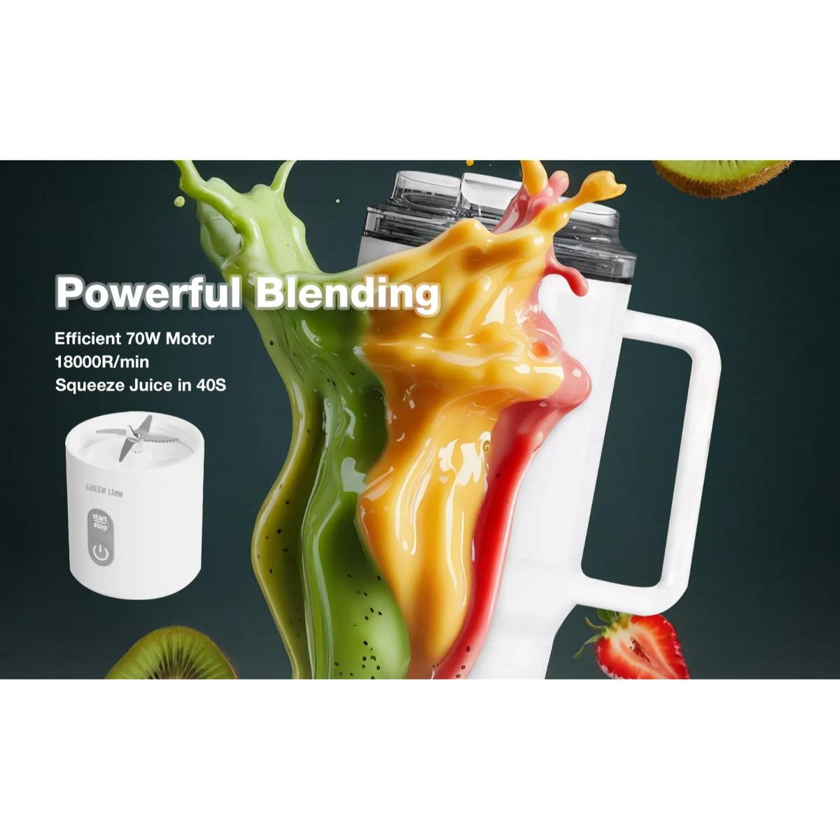 Green Lion 6-Blade Portable Juicer Mug