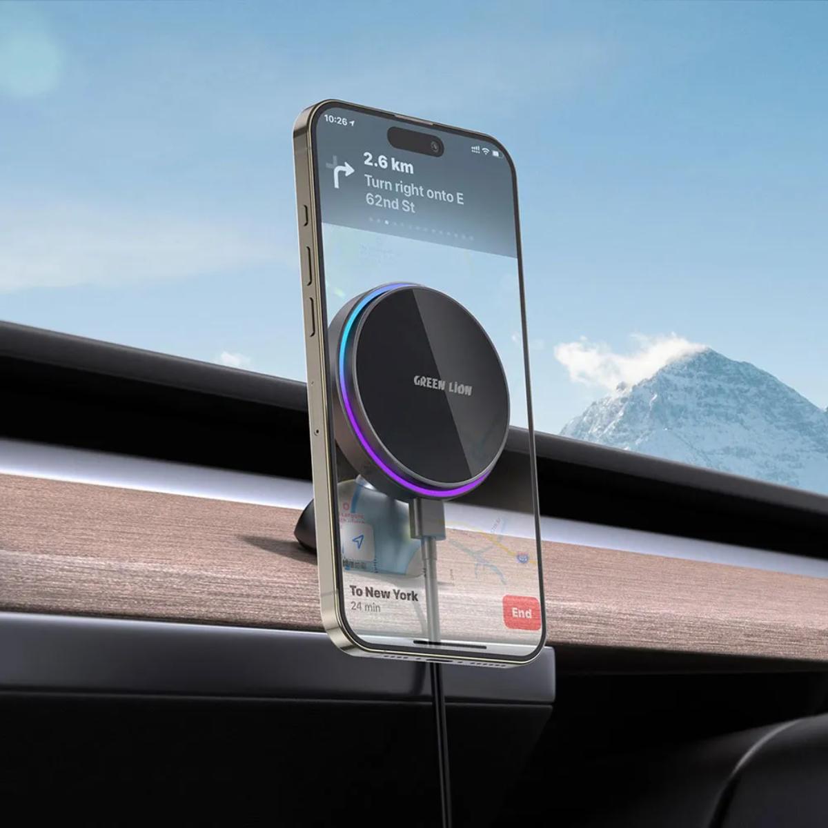 Green Lion Magprime Car Charger Holder