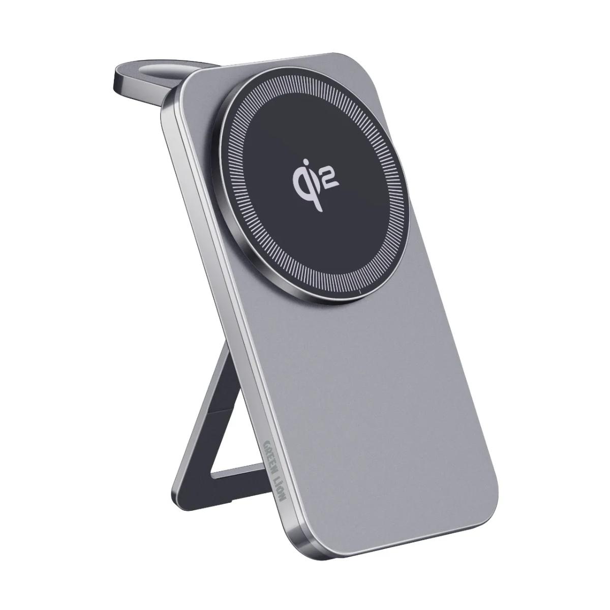 Green Lion Magstand Duo 15W Qi2 Wireless Charging Stand