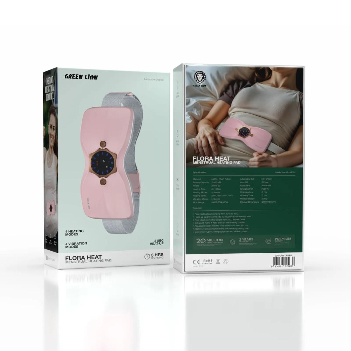 Green Lion Flora Heat Menstrual Heating Pad