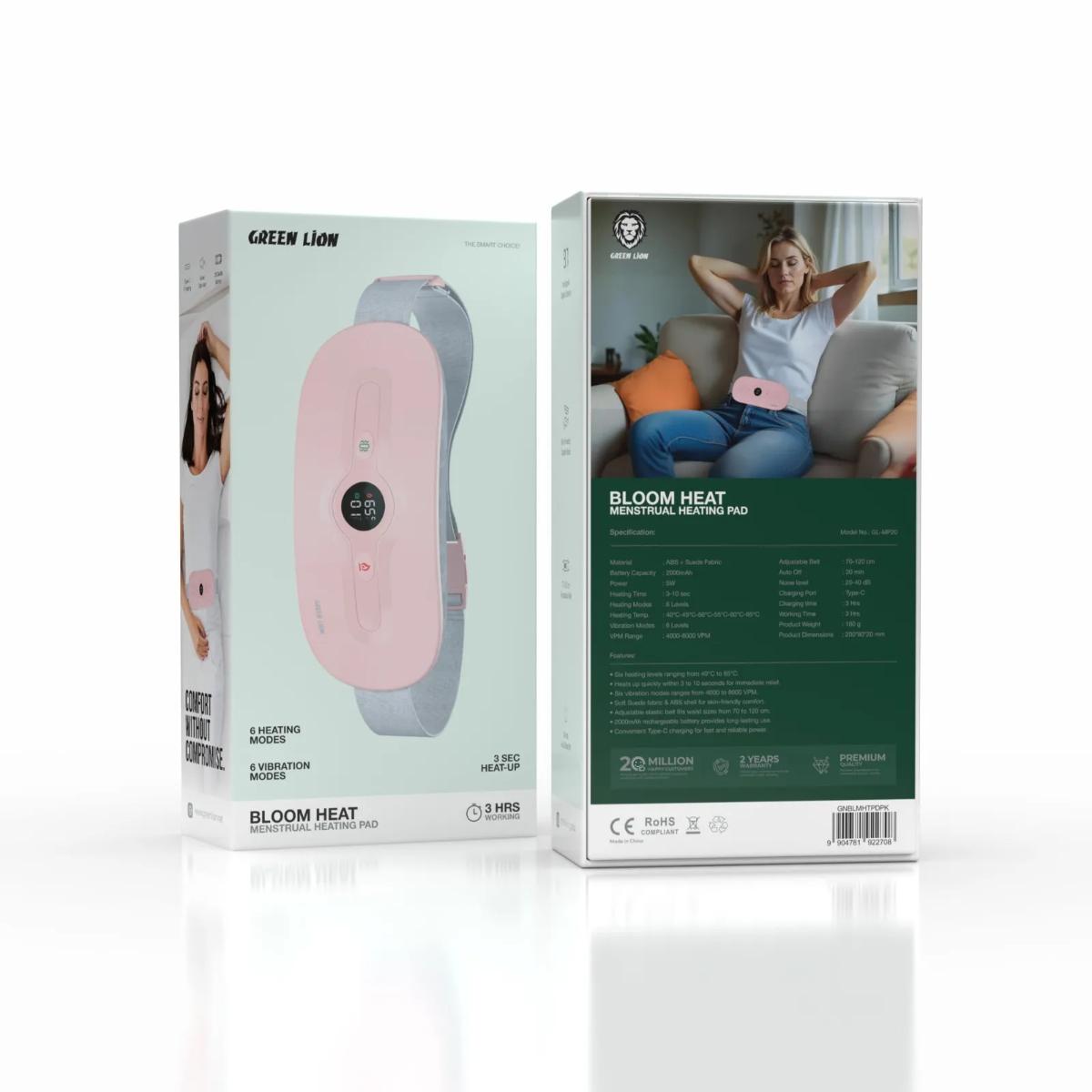 Green Lion Bloom Heat Menstrual Heating Pad