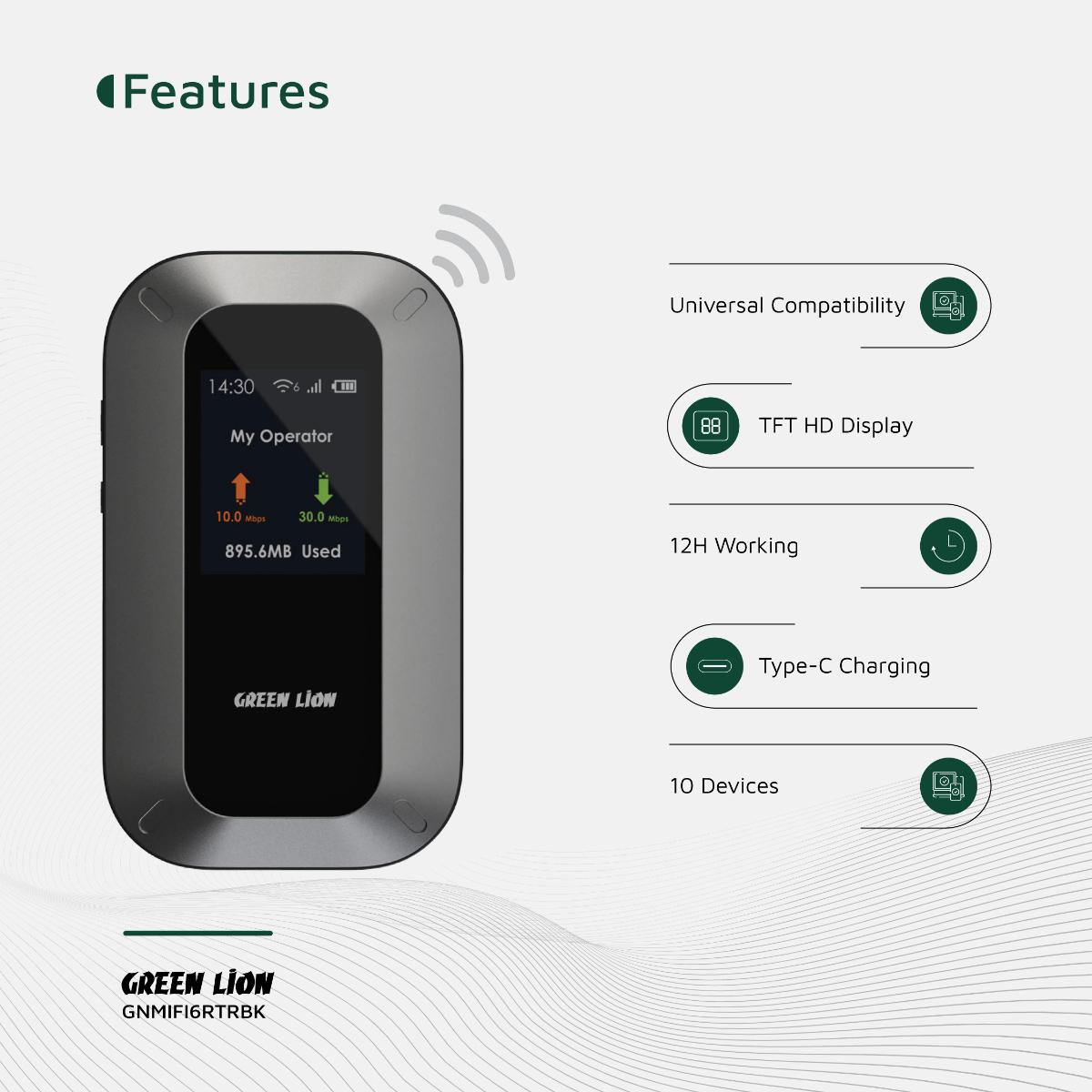 Green Lion Portable Mifi Router