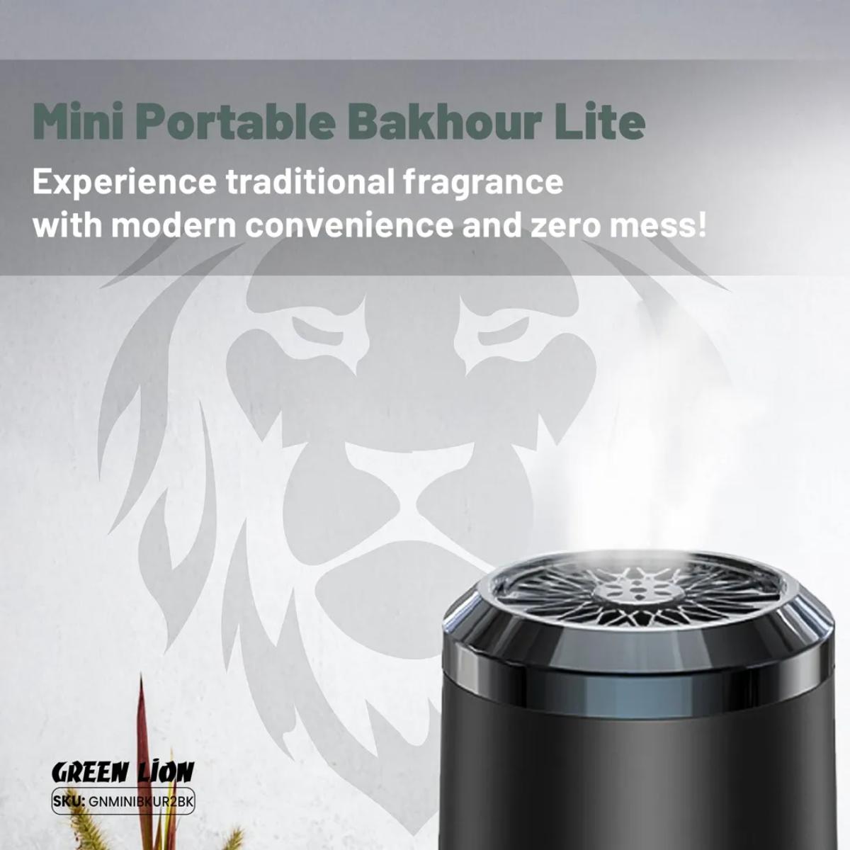 Green Lion Mini Bakhour 2 Rechargeable Smart Censer