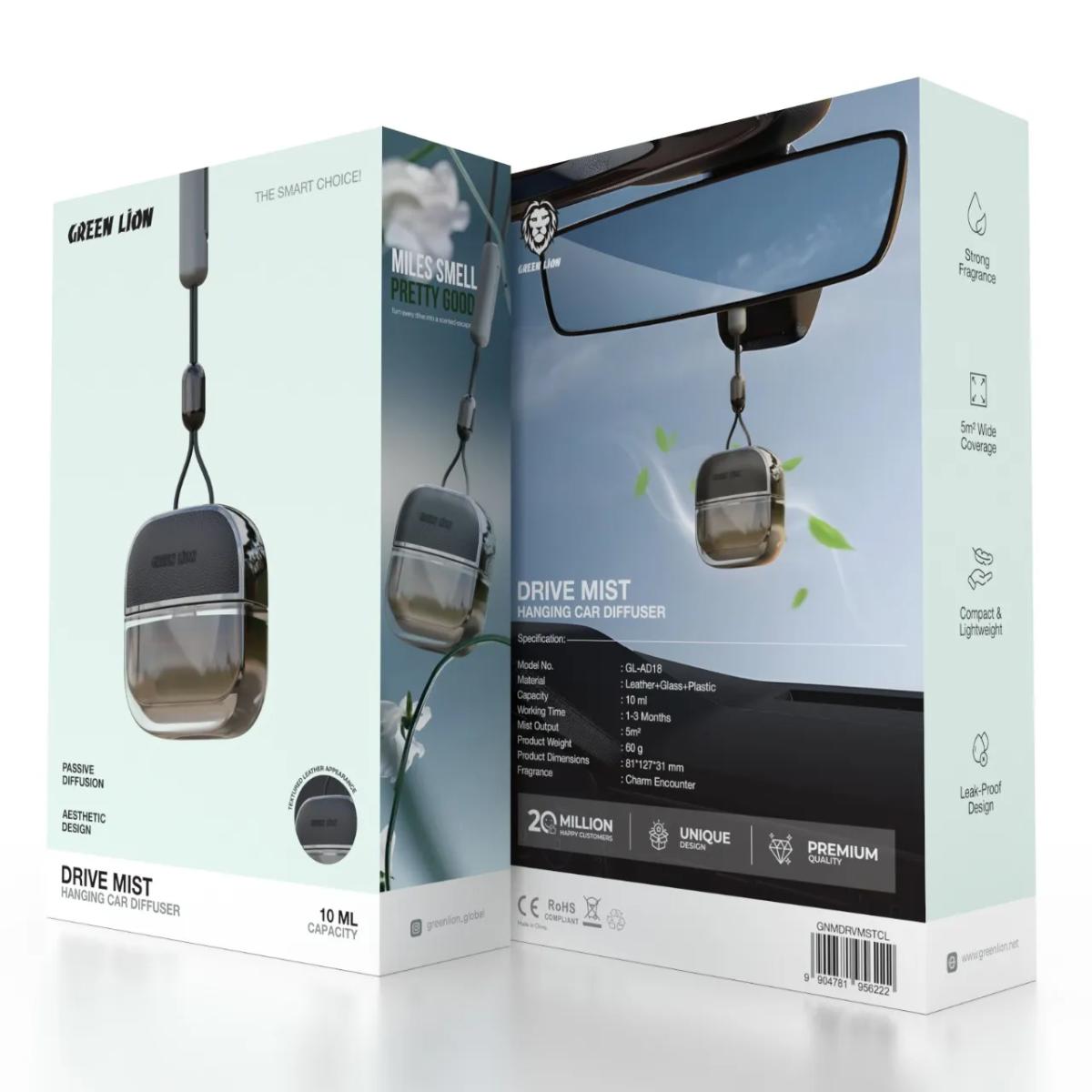 Green Lion Drive Mist Hanging Car Diffuser