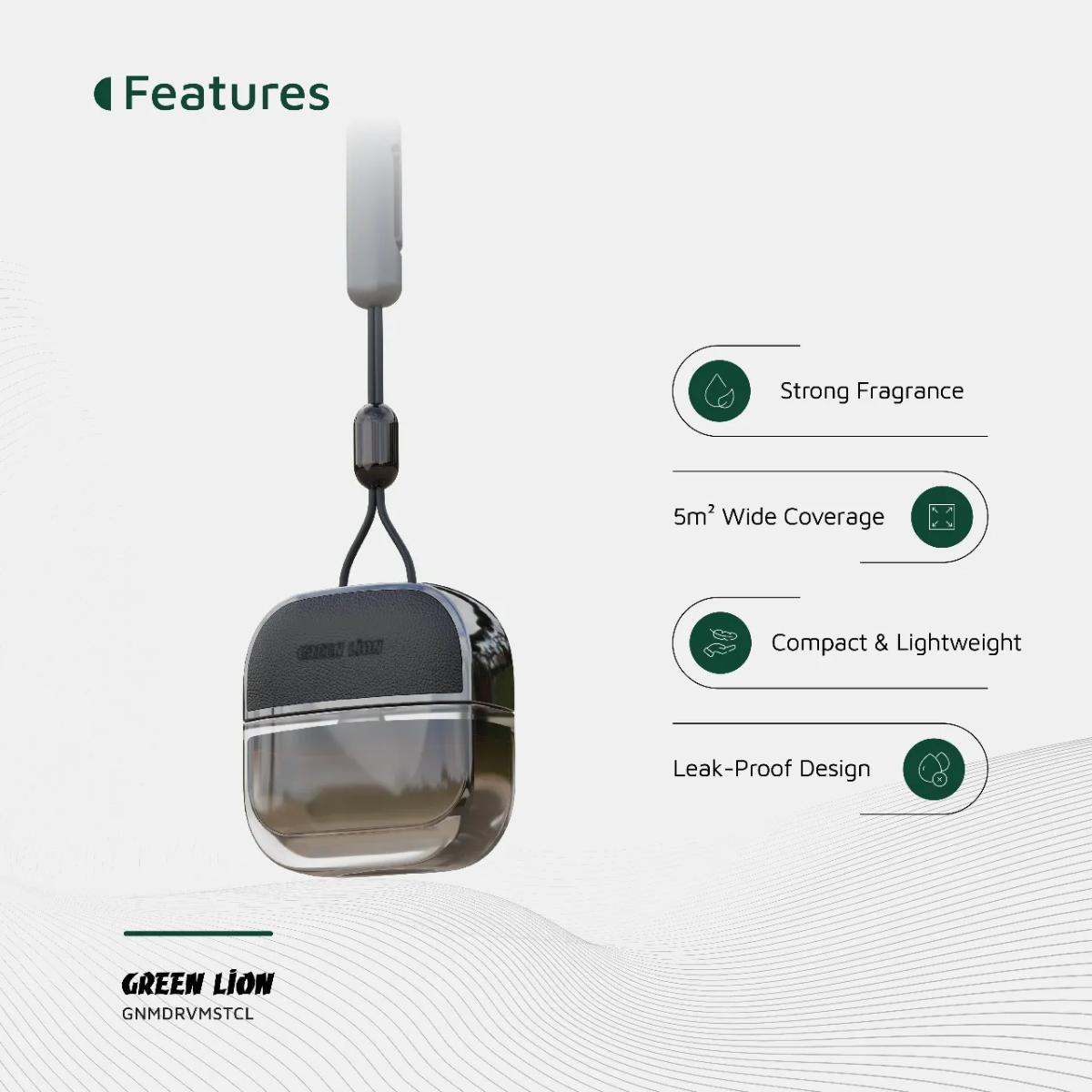 Green Lion Drive Mist Hanging Car Diffuser