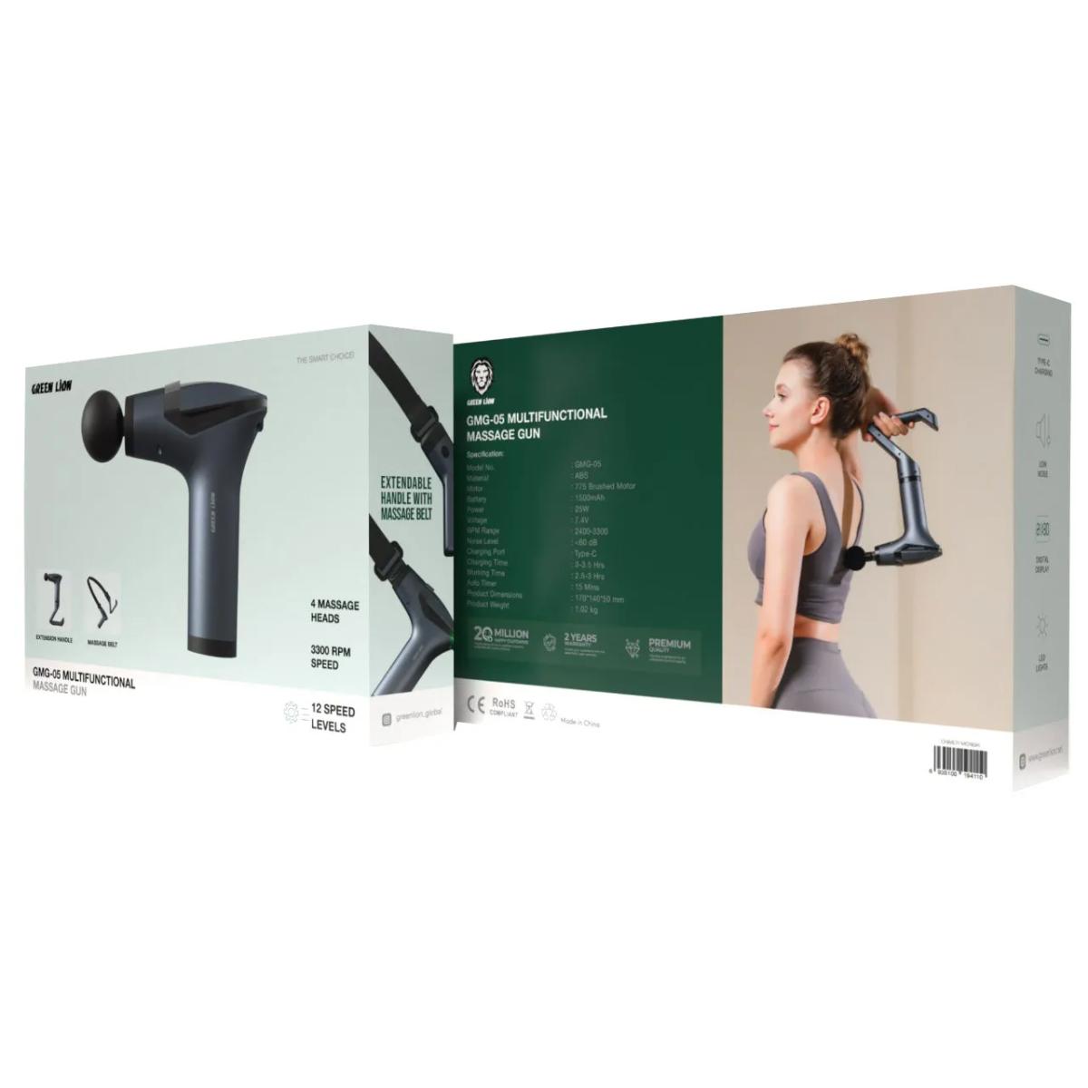 Green Lion Multifunctional Massage Gun GMG•05