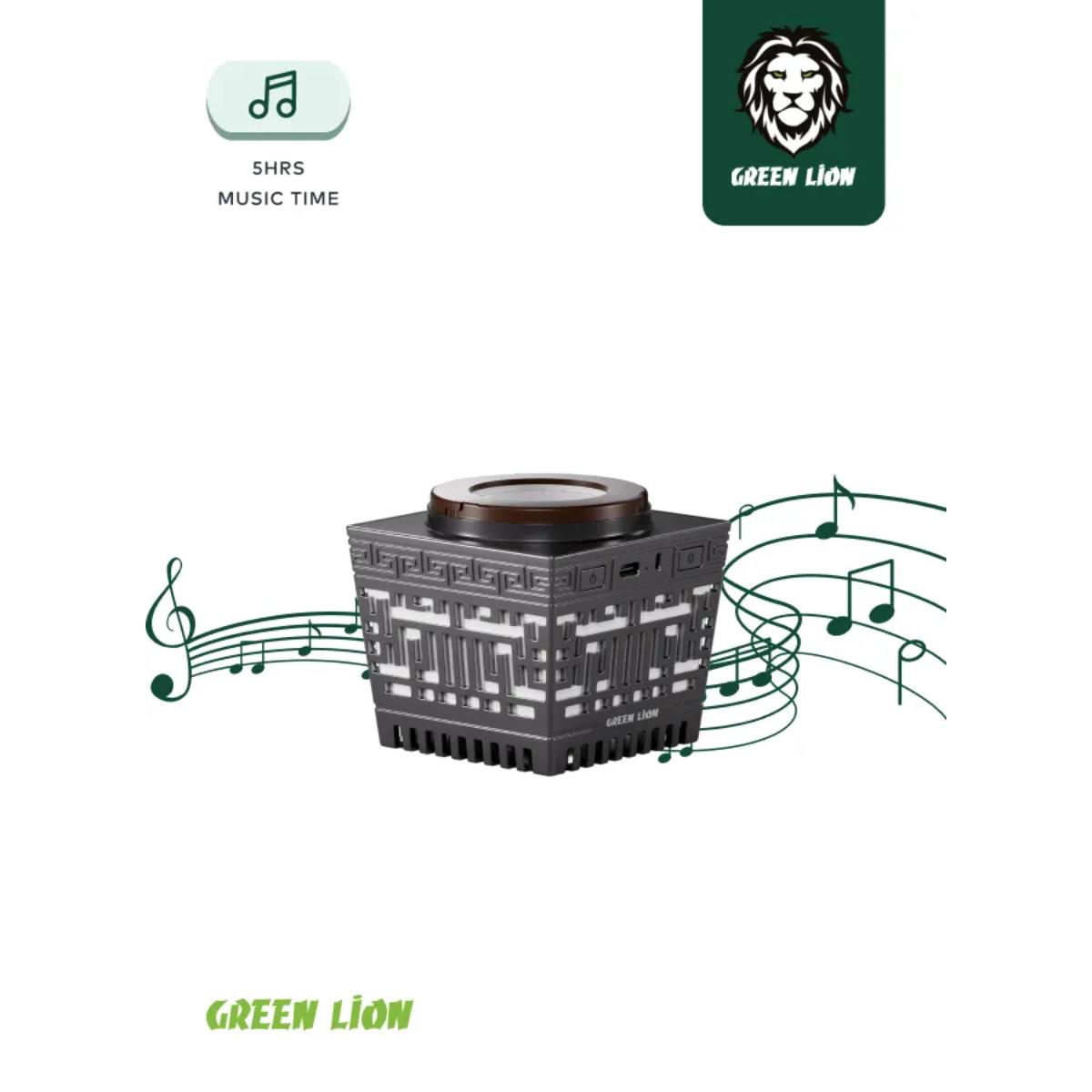 Green Lion Moon Bakhour Quran Speaker