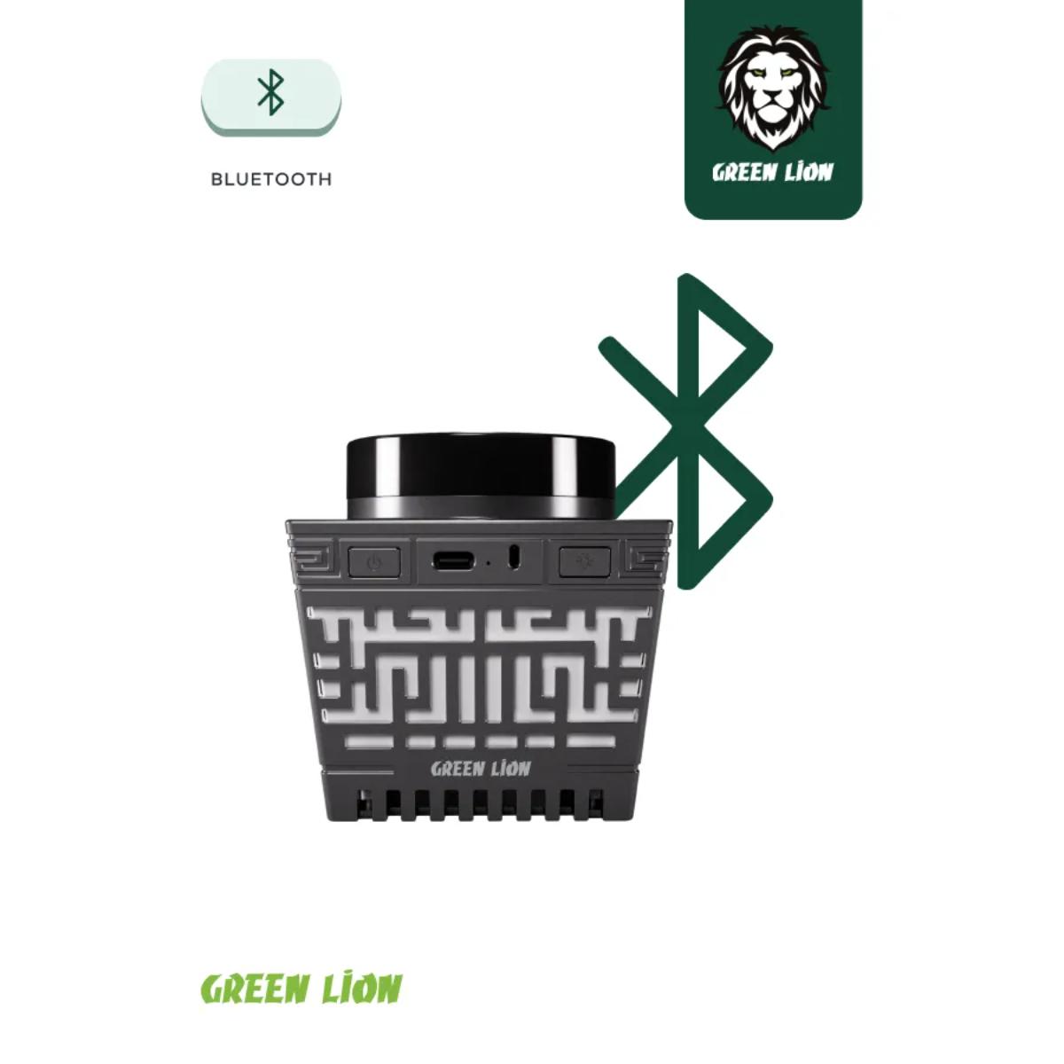 Green Lion Moon Bakhour Quran Speaker