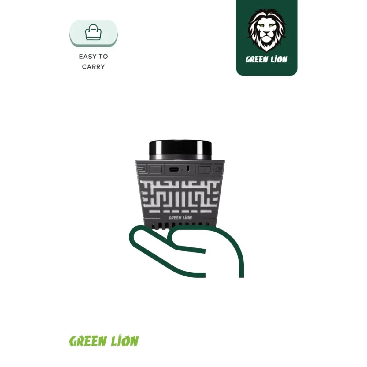 Green Lion Moon Bakhour Quran Speaker