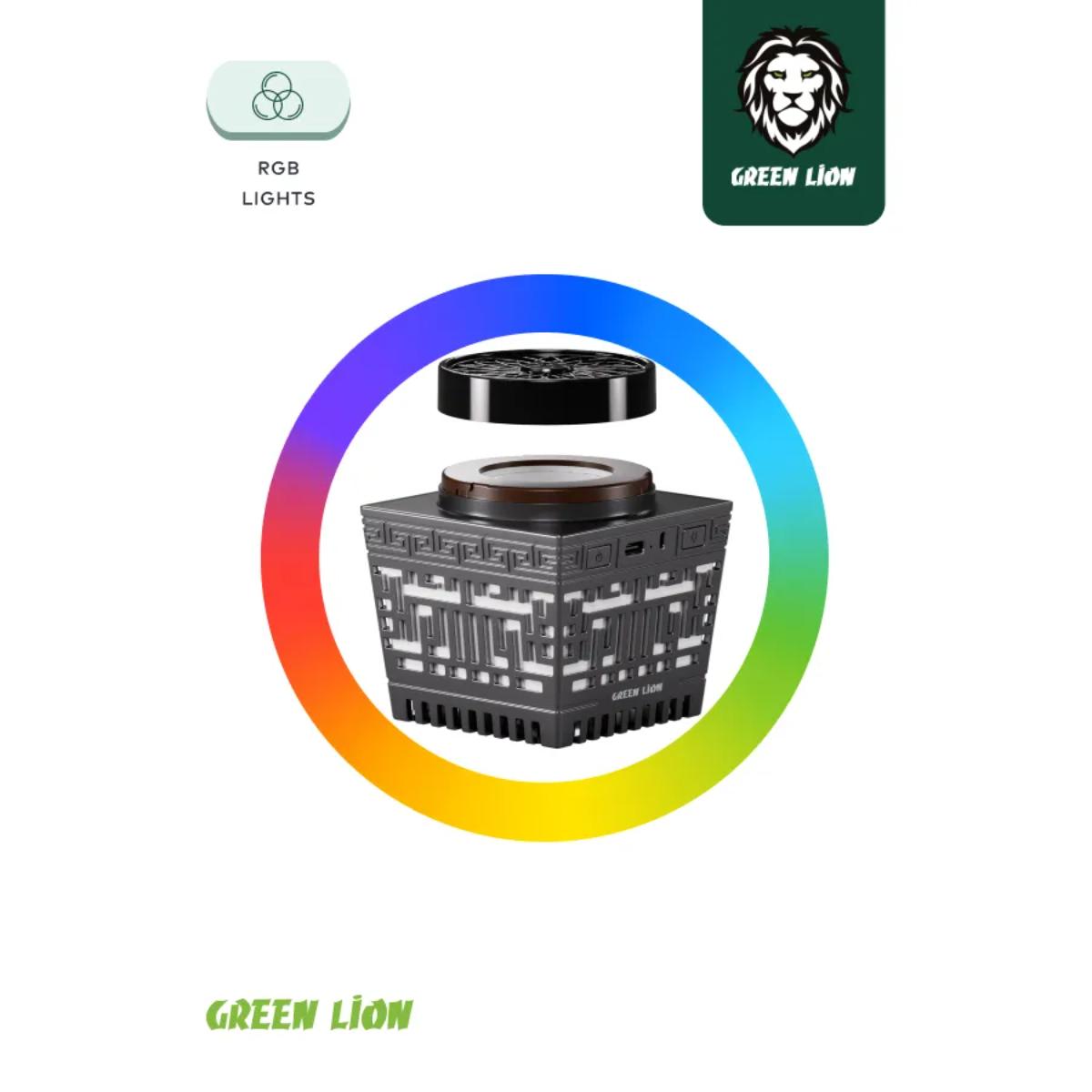 Green Lion Moon Bakhour Quran Speaker