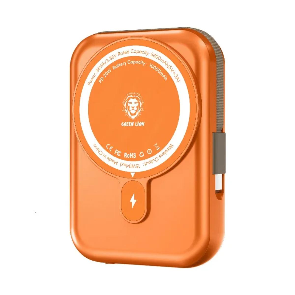 Green Lion 10000mAh Monaco MagSafe Power Bank