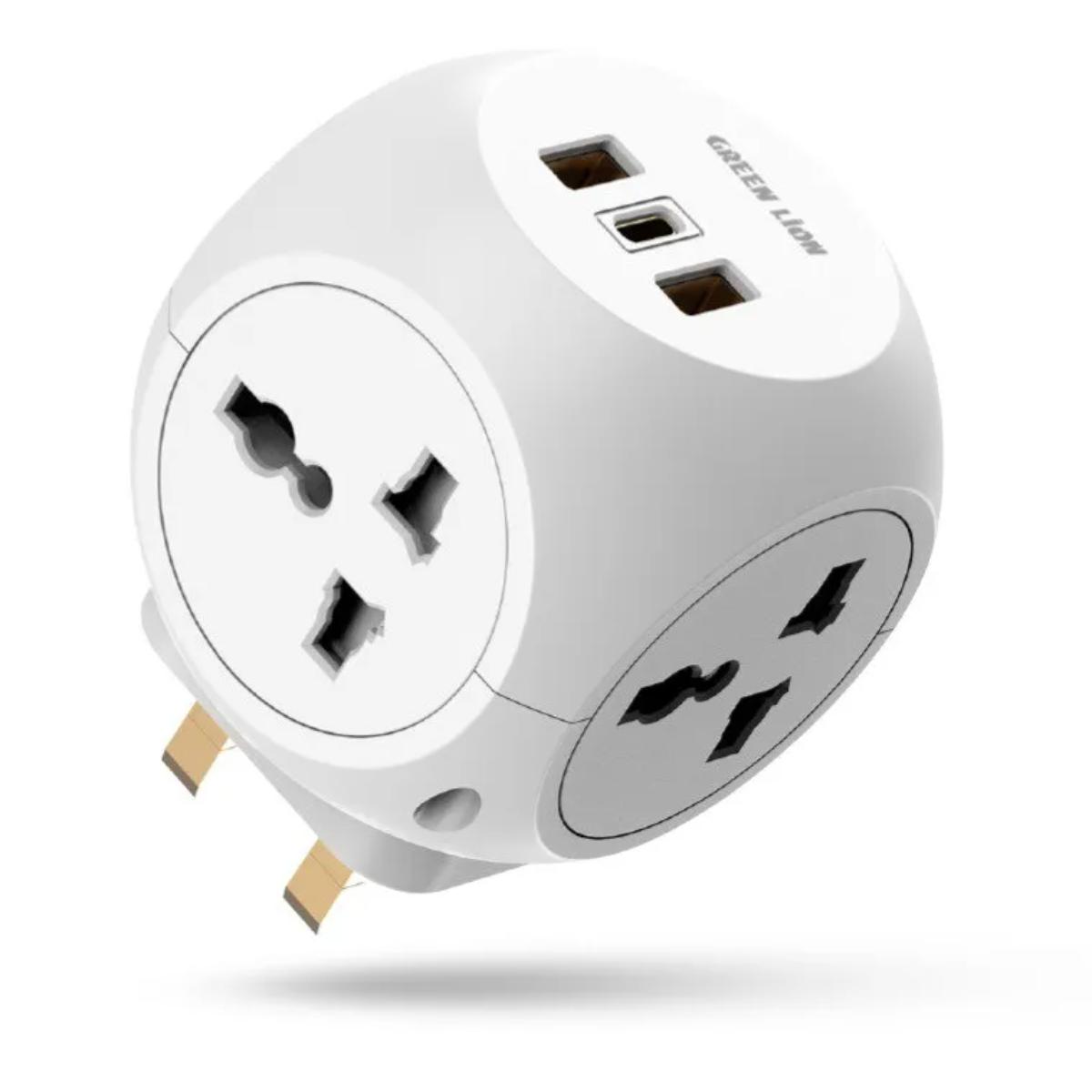 Green Lion Multi Port Travel Adapter