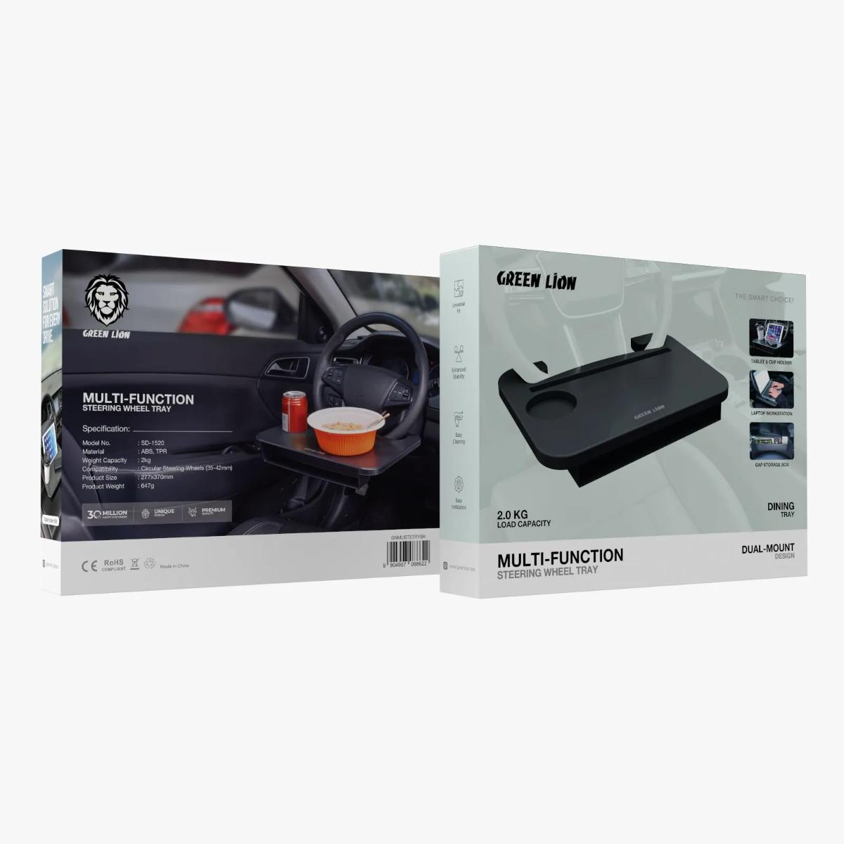 Green Lion Multi-Functional Steering Wheel Tray