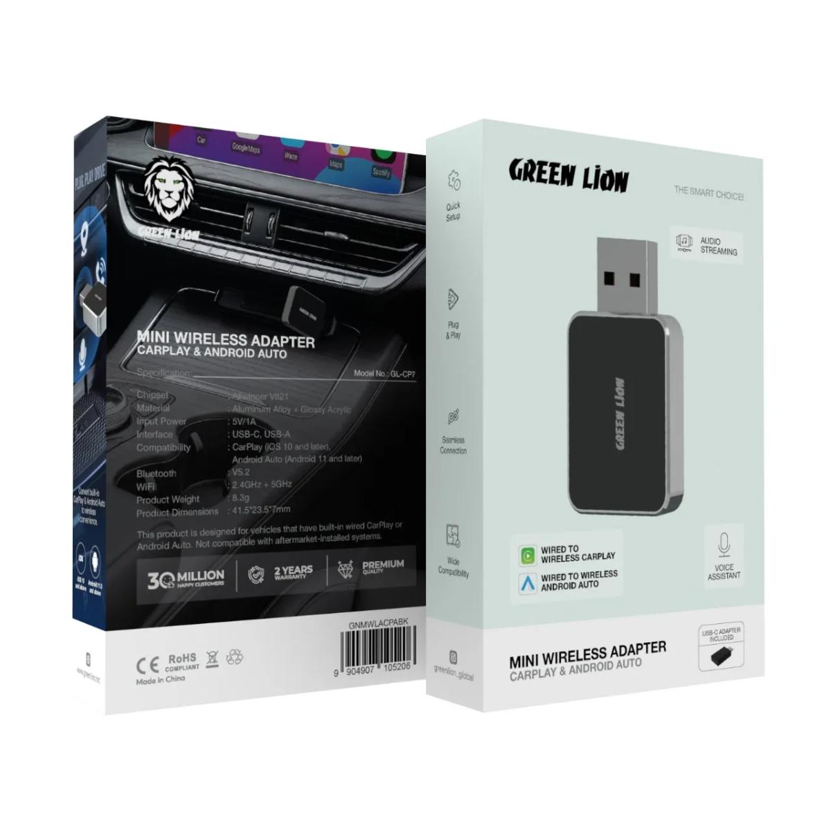 Green Lion Mini Wireless CarPlay Adapter