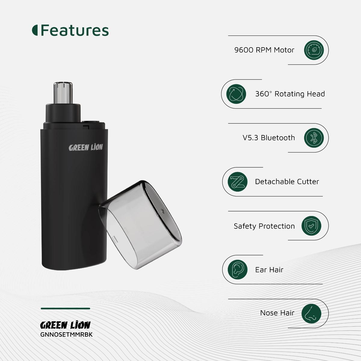 Green Lion Nose Pro Nose and Ear Trimmer