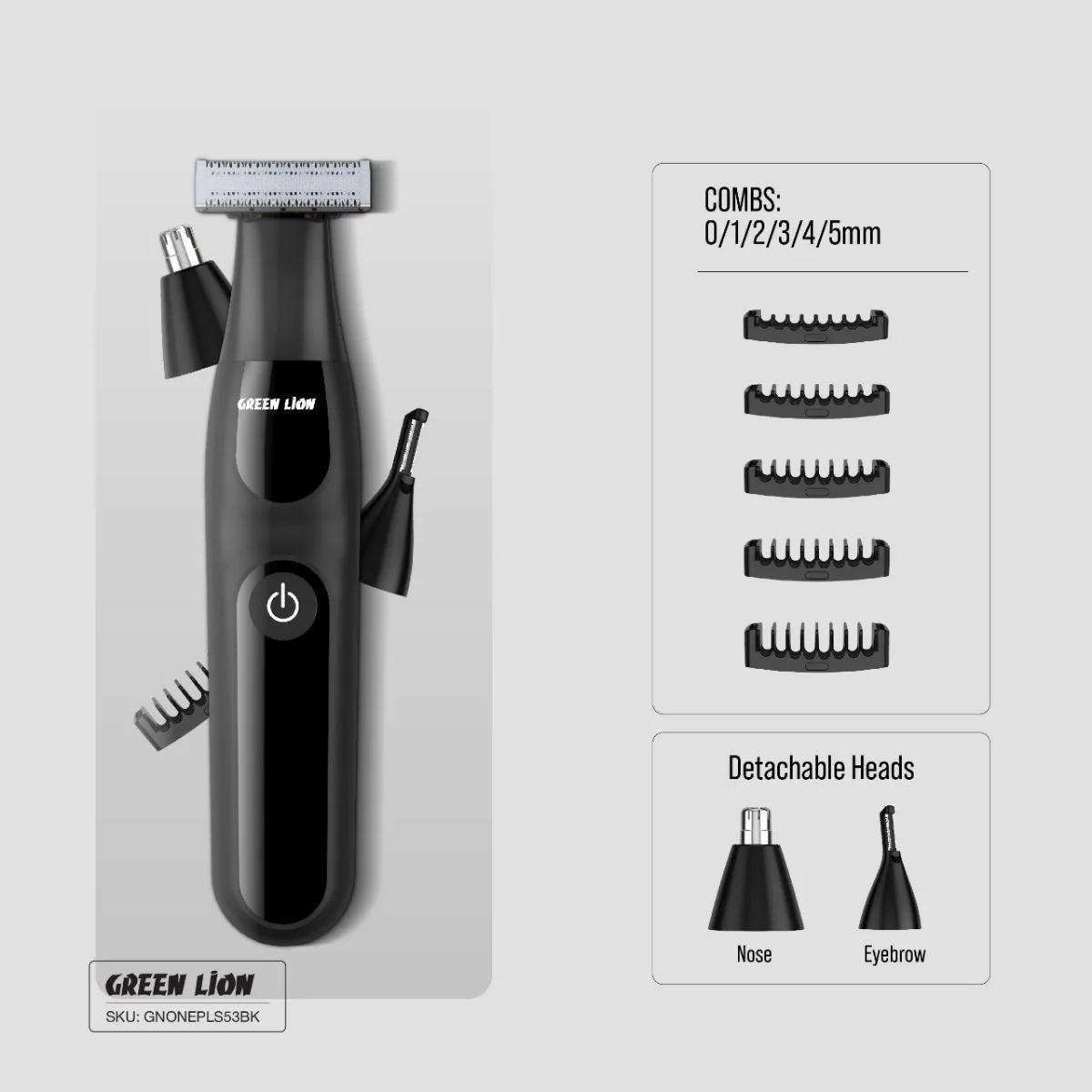 Green Lion One Blade Plus - Hair Trimmer, Nose, Eyebrow