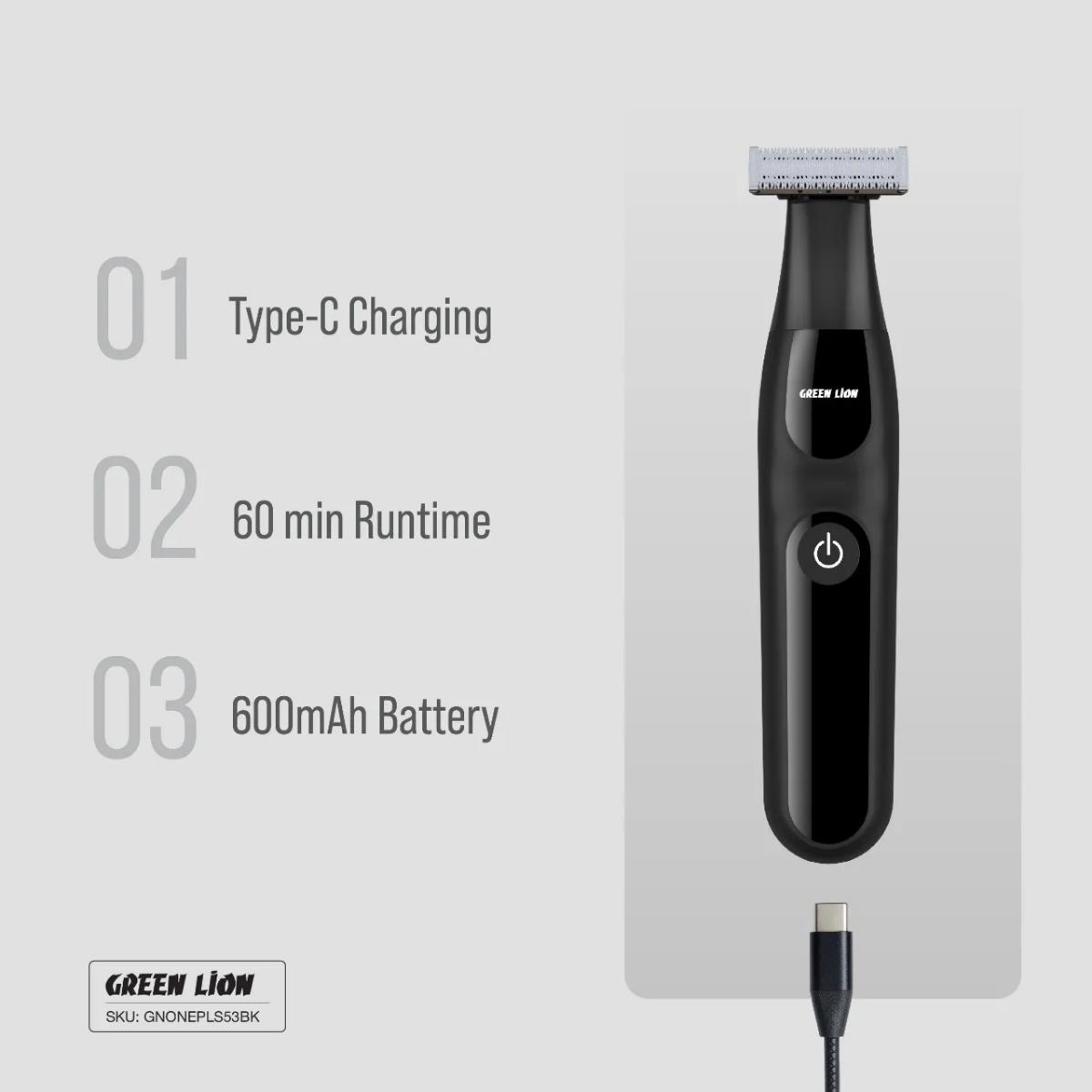 Green Lion One Blade Plus - Hair Trimmer, Nose, Eyebrow