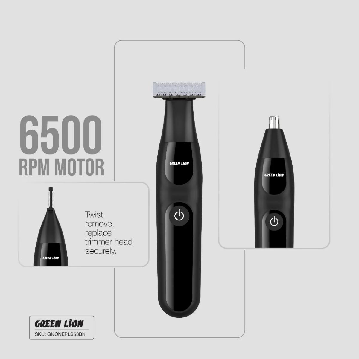 Green Lion One Blade Plus - Hair Trimmer, Nose, Eyebrow