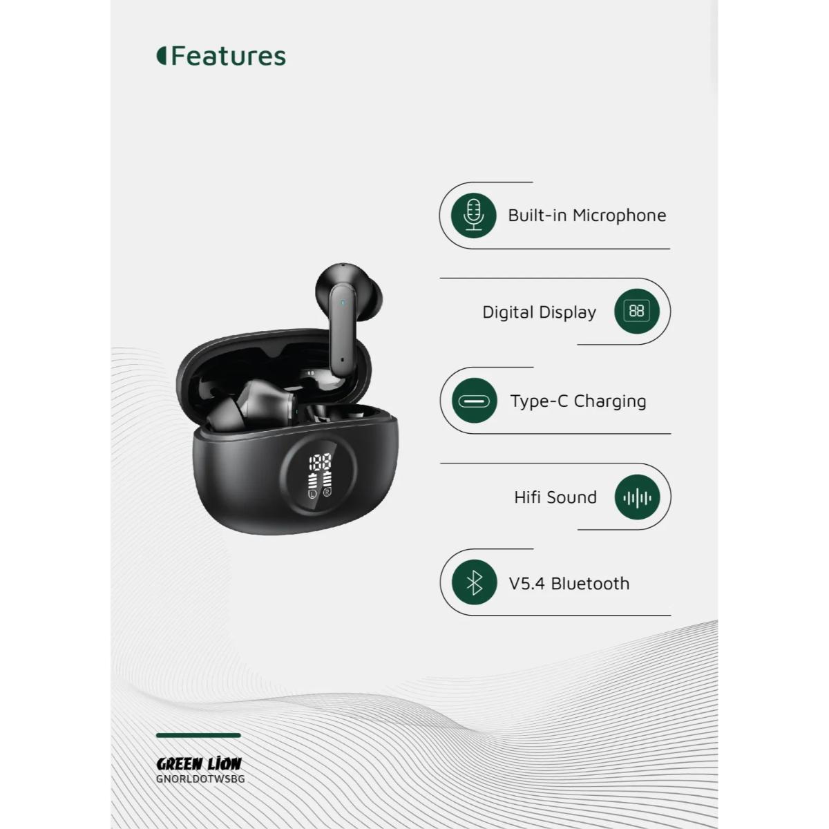 Green Lion Orlando True Wireless Earbuds