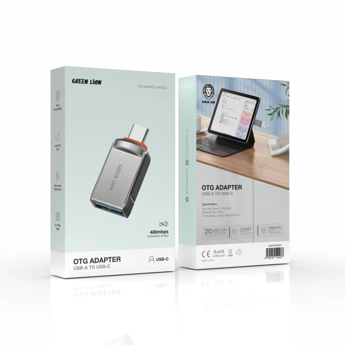 Green Lion USB 2.0 Adapter Type•C