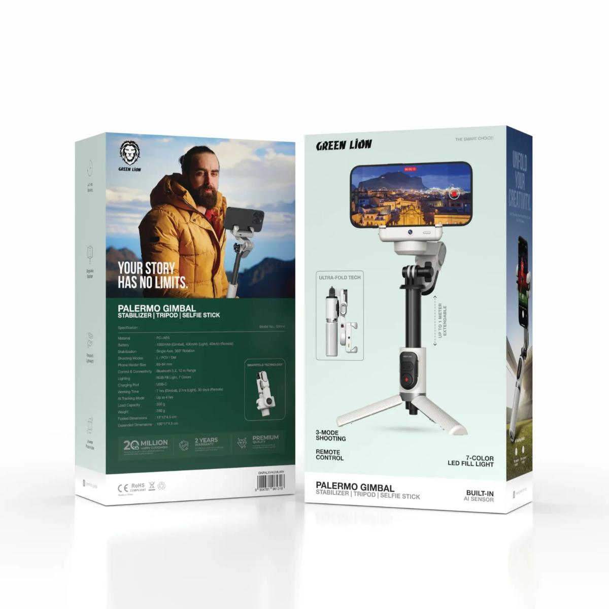 Green Lion Palermo Gimbal Tripod