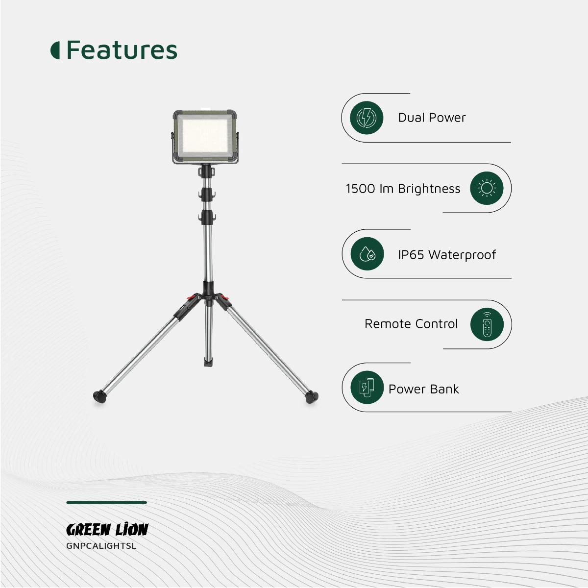 Green Lion Solar Camping Light 7200mAh