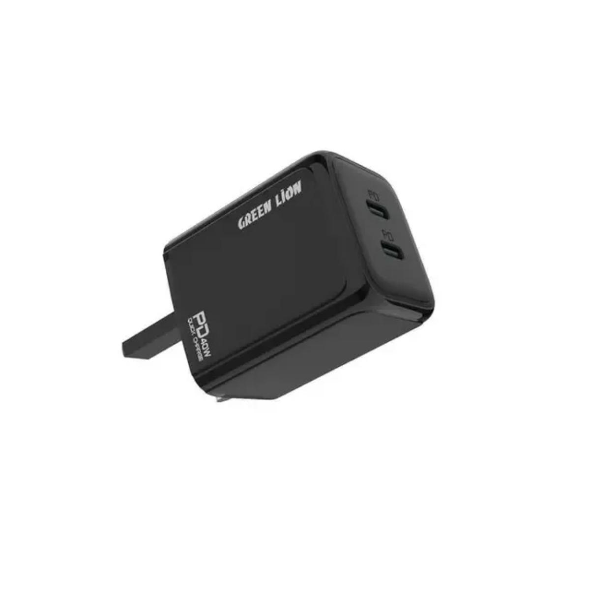 Green Lion 40W Dual USB-C PD Fast Wall Charger
