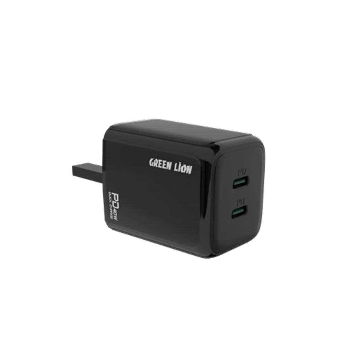 Green Lion 40W Dual USB-C PD Fast Wall Charger