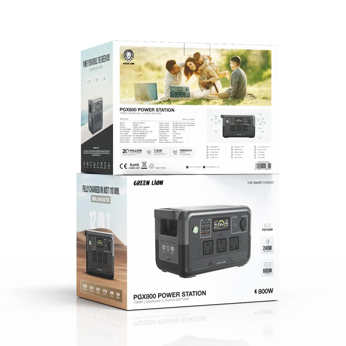 Green Lion PGX800 Portable Power Station