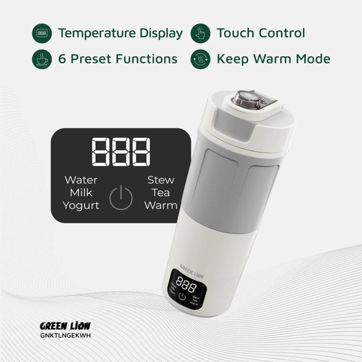 Green Lion Portable Electric Kettle (600mL)