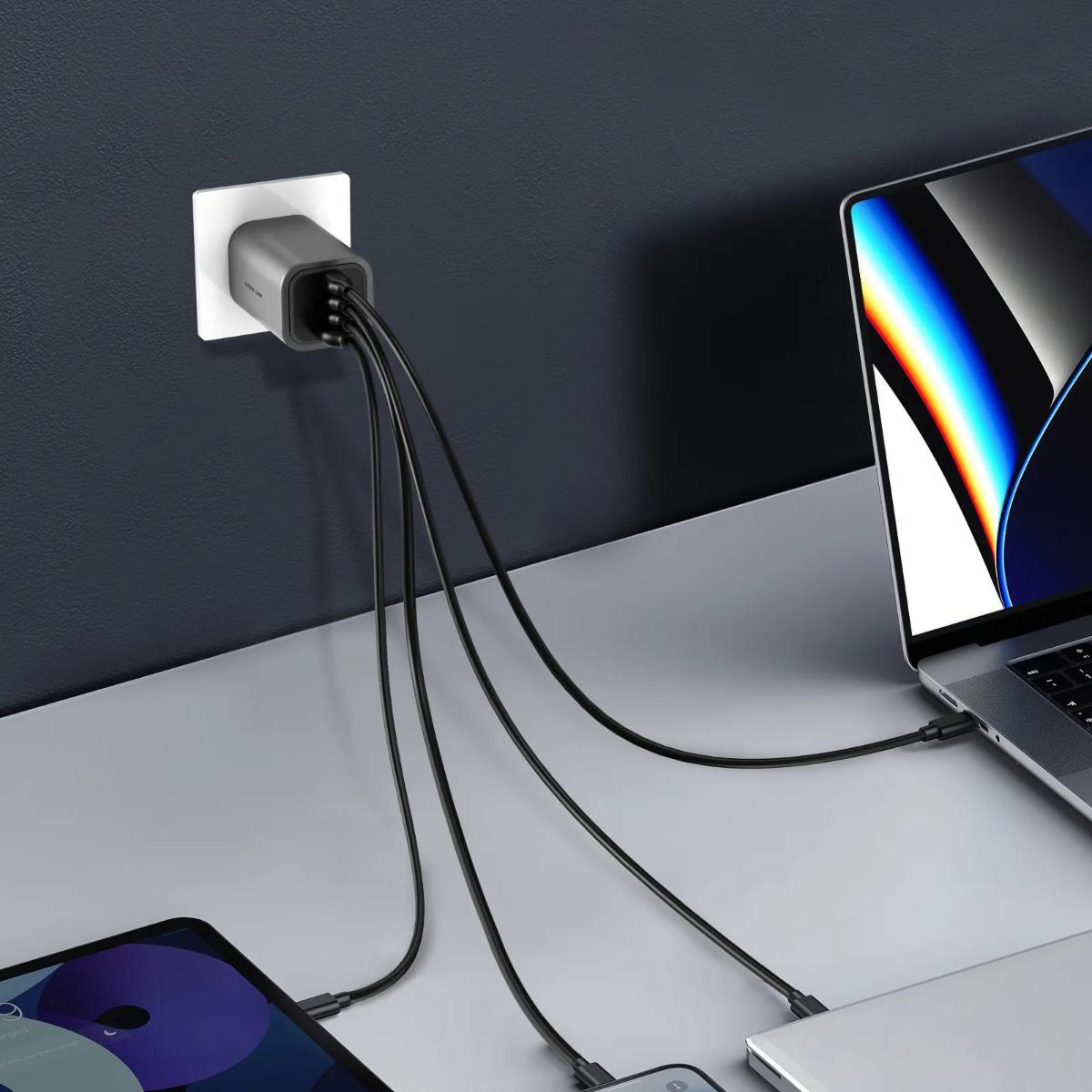 Green Lion Premium 100W GaN 4-Port Wall Charger