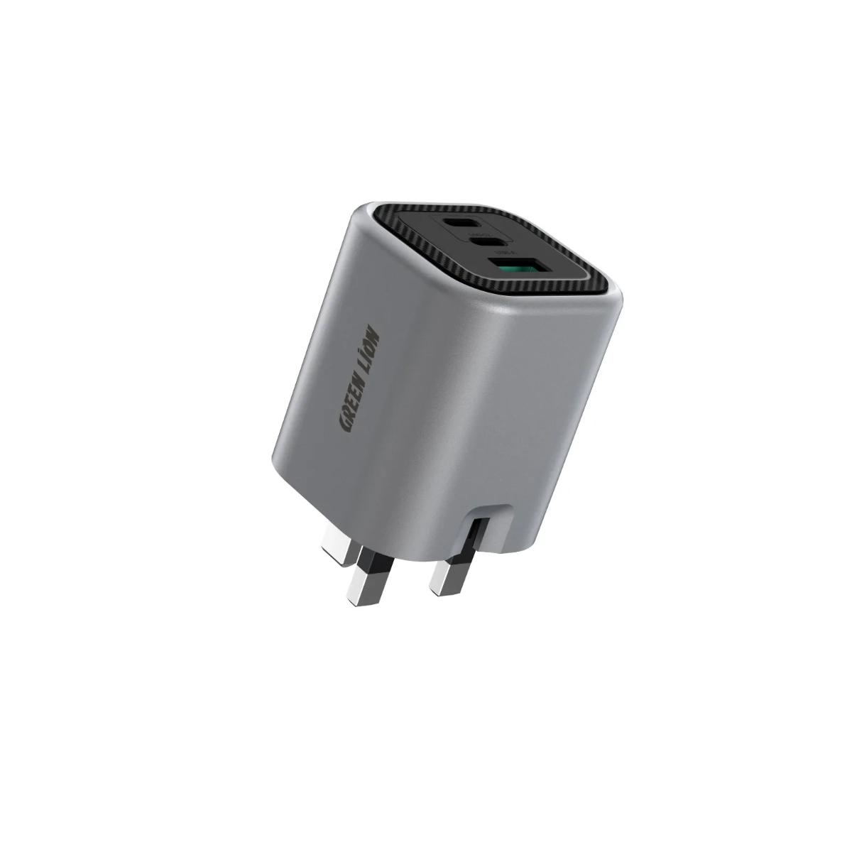 Green Lion Premium 65W GaN 3-Port Wall Charger