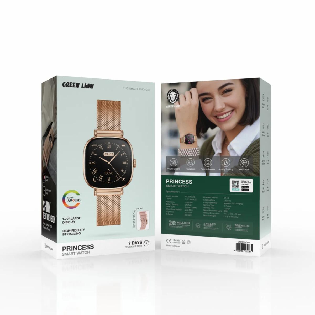 Green Lion Princess Smart Watch