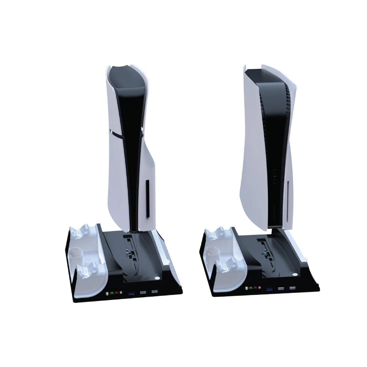 Green Lion PS5 Cooling Stand with Charging Station