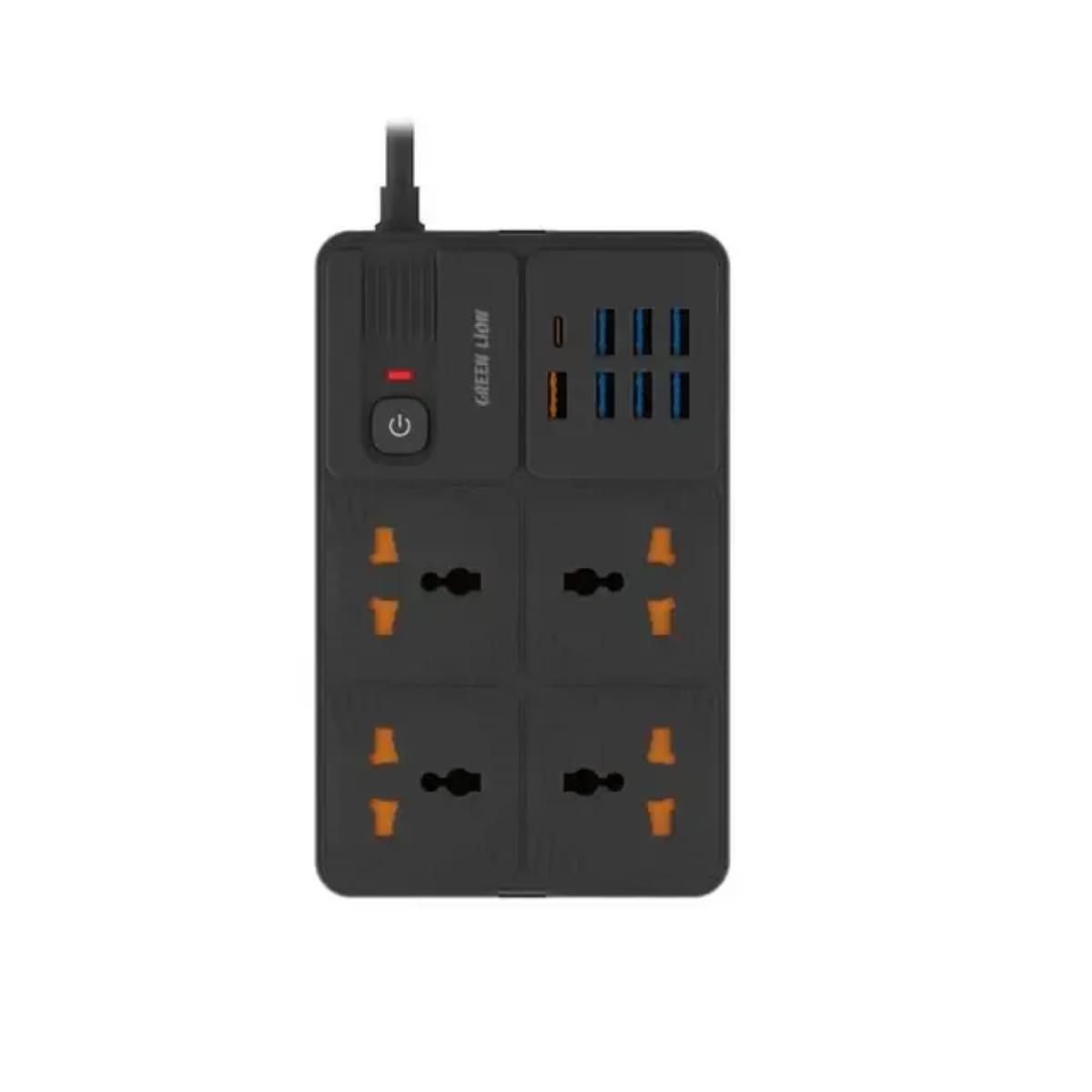 Green Lion Power Socket – 4 AC, 7 USB-A & 20W Type-C