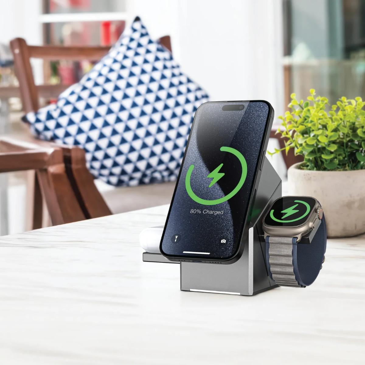 Green Lion Power Trio 3 In 1 Wireless Charger