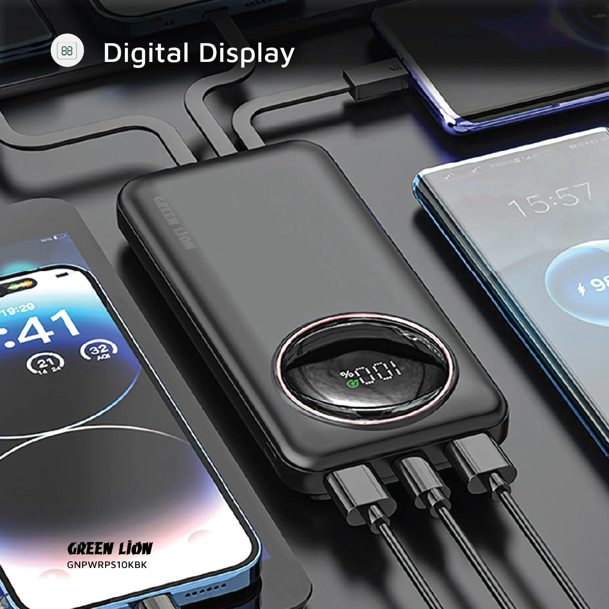 Green Lion Power Pulse 22.5W 10000mAh Power Bank