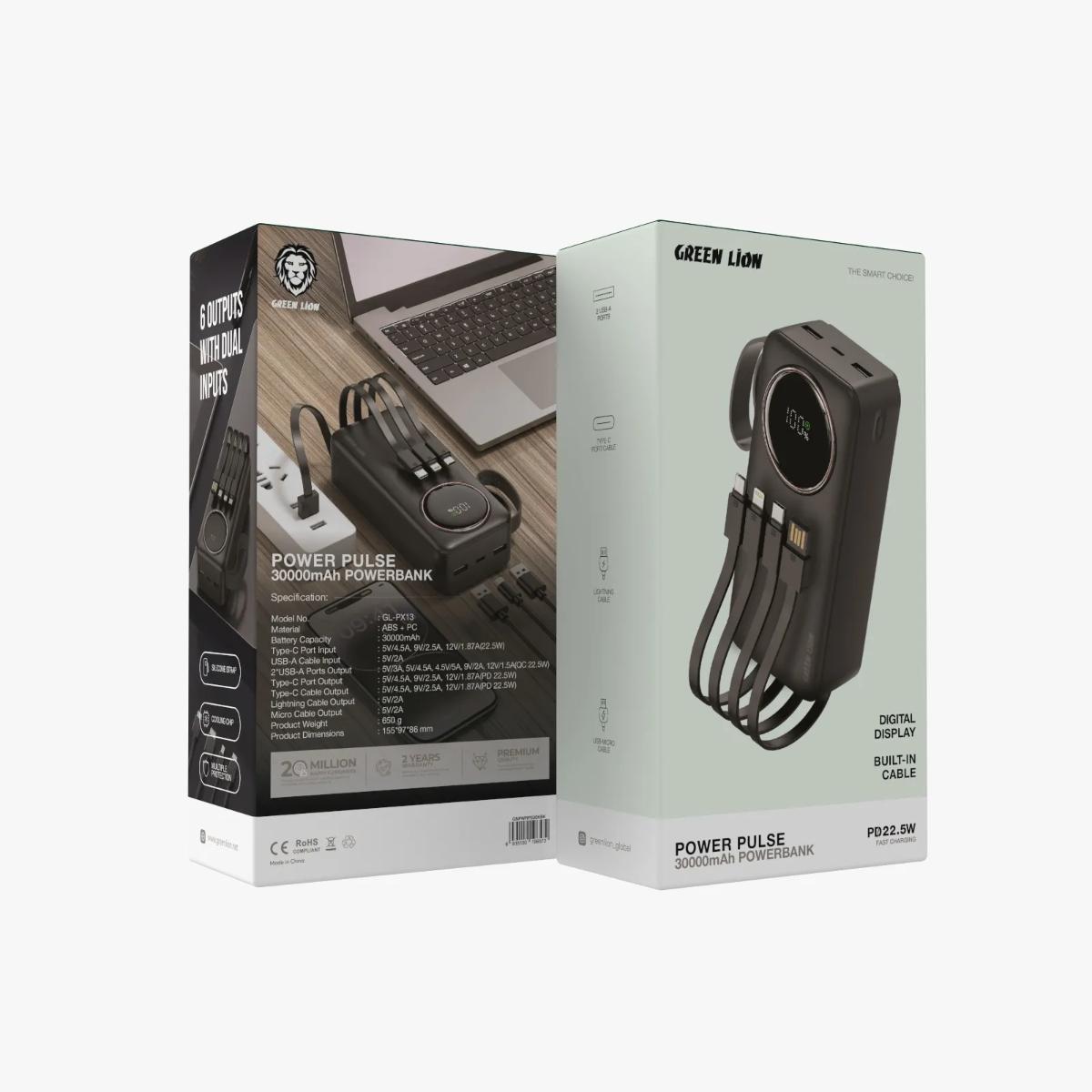 Green Lion Power Pulse 30K Power Bank