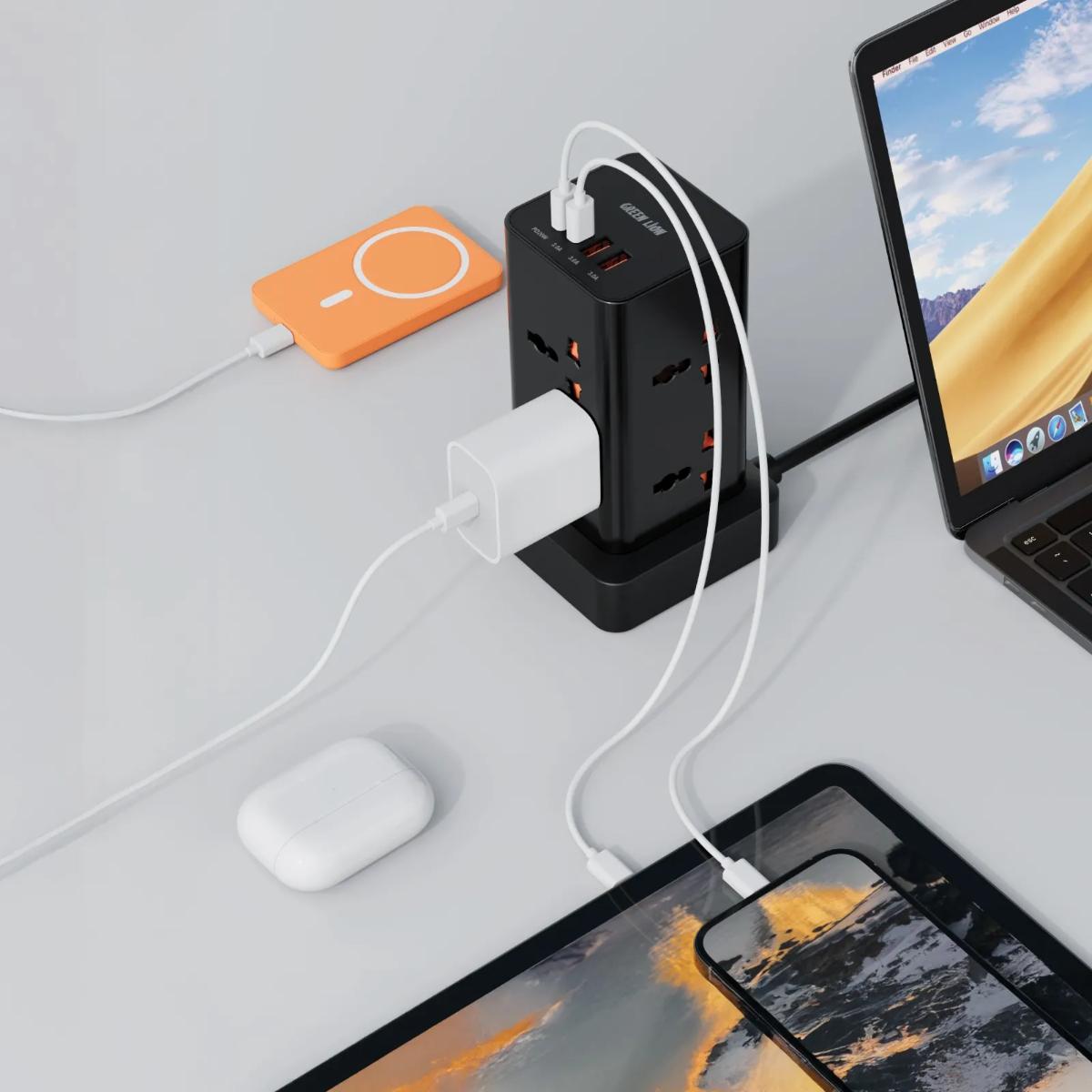 Green Lion Multi-Port Power Tower (2500W)
