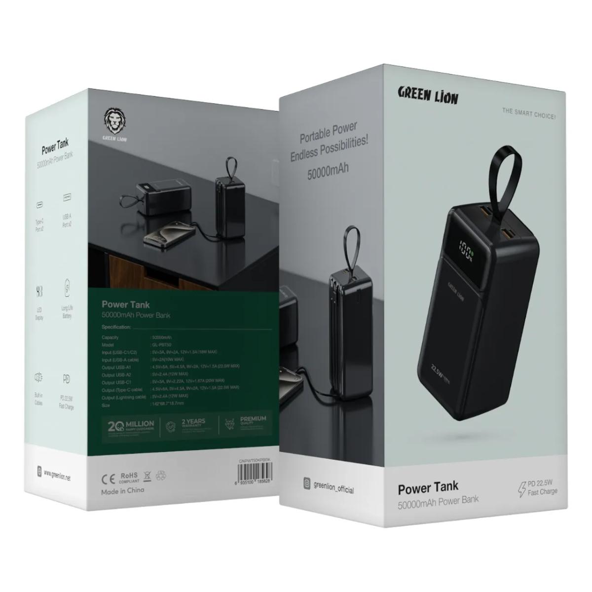 Green Lion Power Tank 50000mAh Power Bank