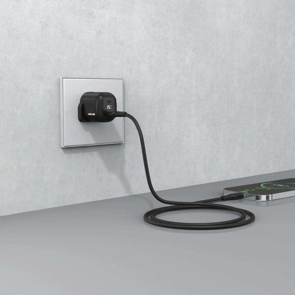Green Lion Q-Series 25W GaN Dual-Port Wall Charger