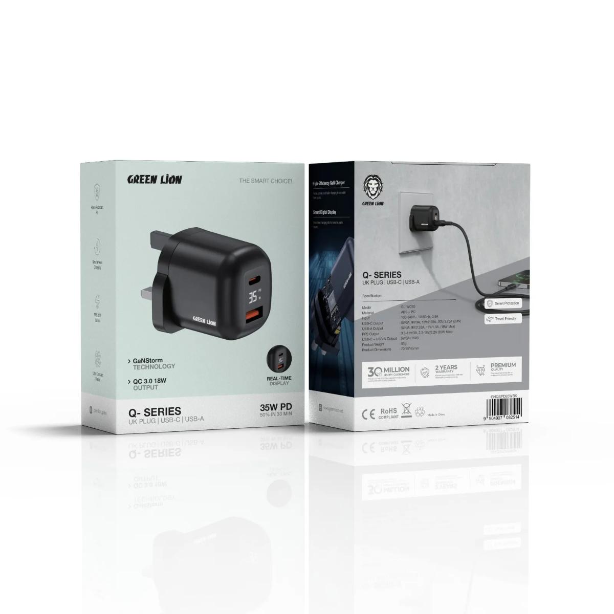 Green Lion Q-Series 35W GaN Fast Charger