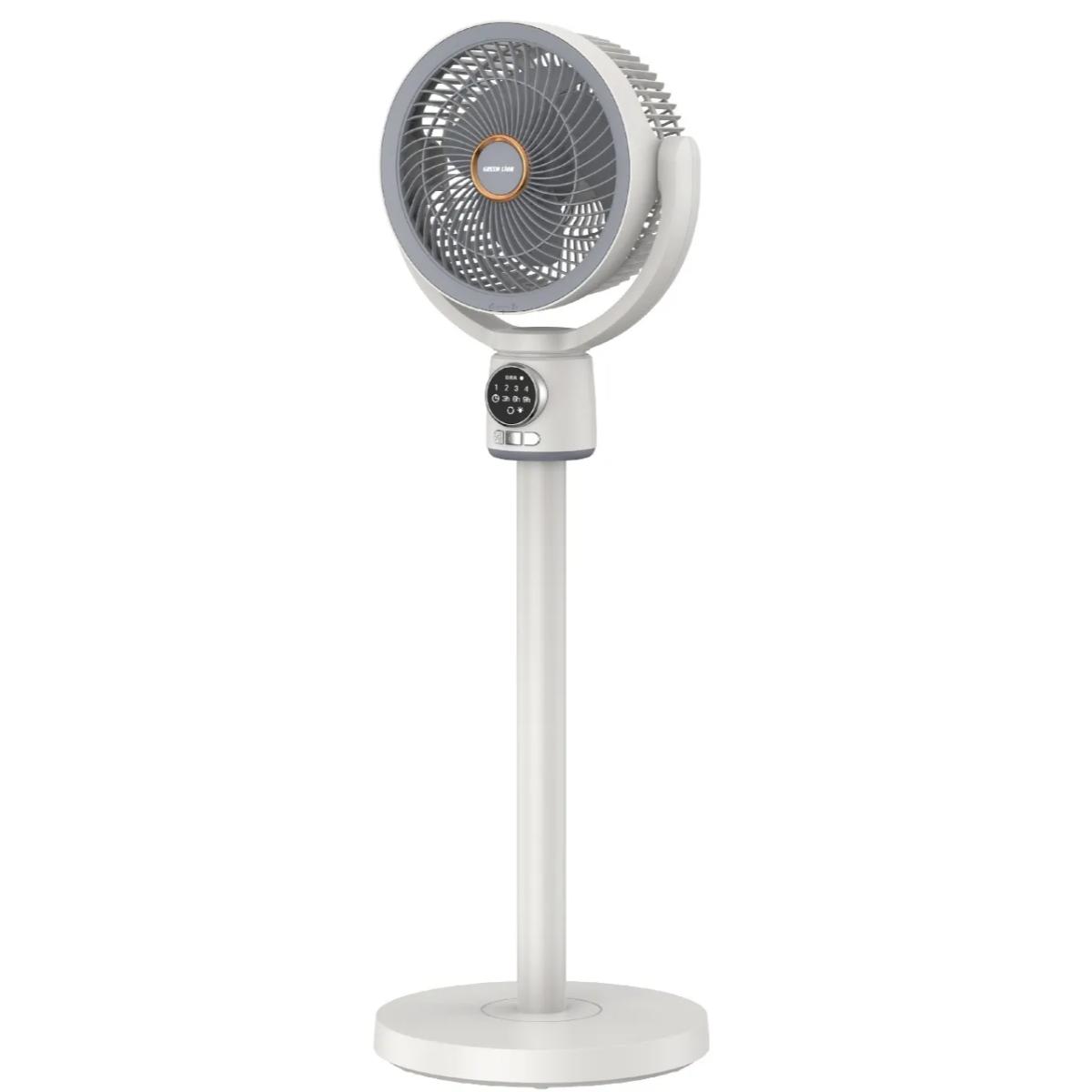 Green Lion Quad Flex Fan - Rechargeable, 8 Inch, 3 Blade