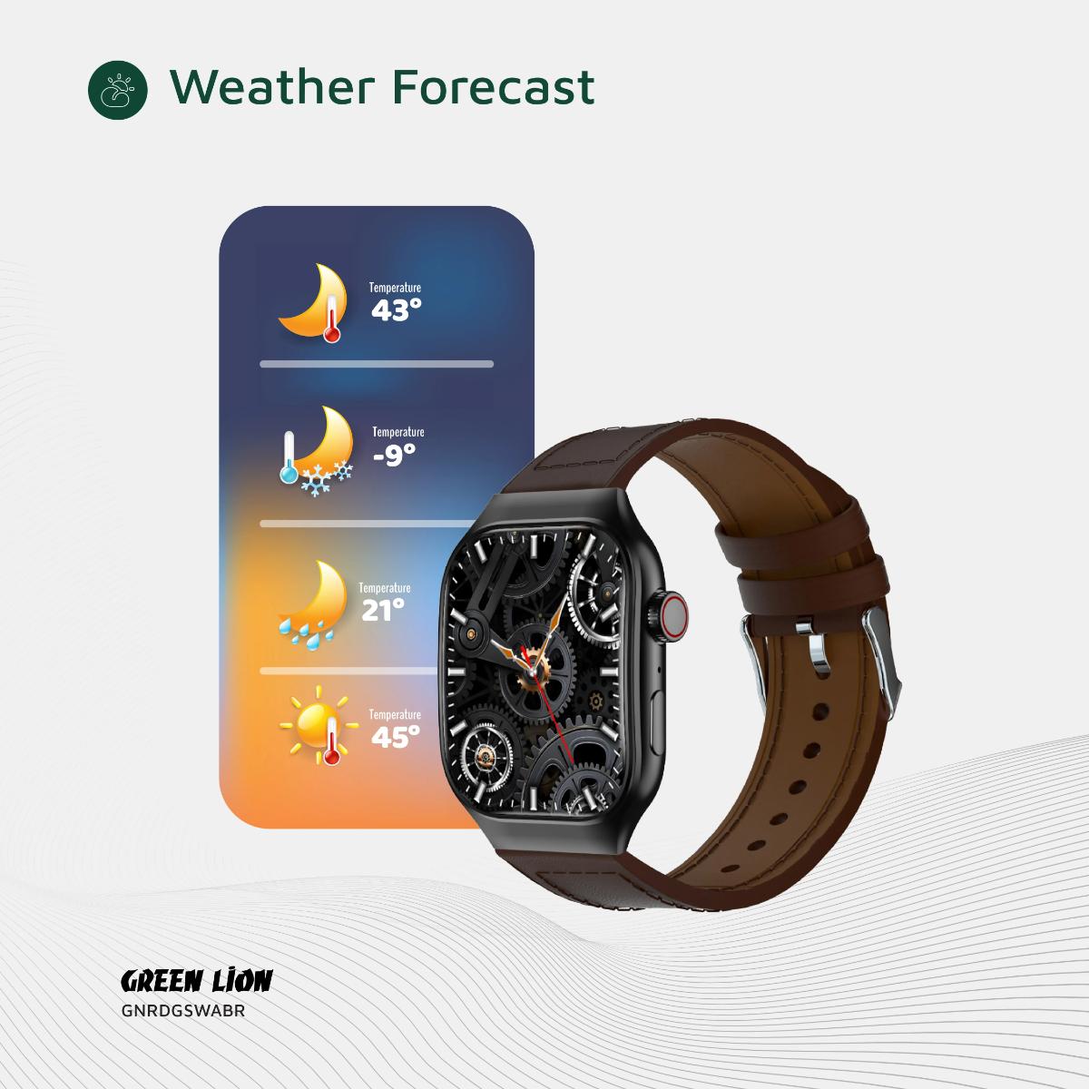 Green Lion Ridge Smart Watch