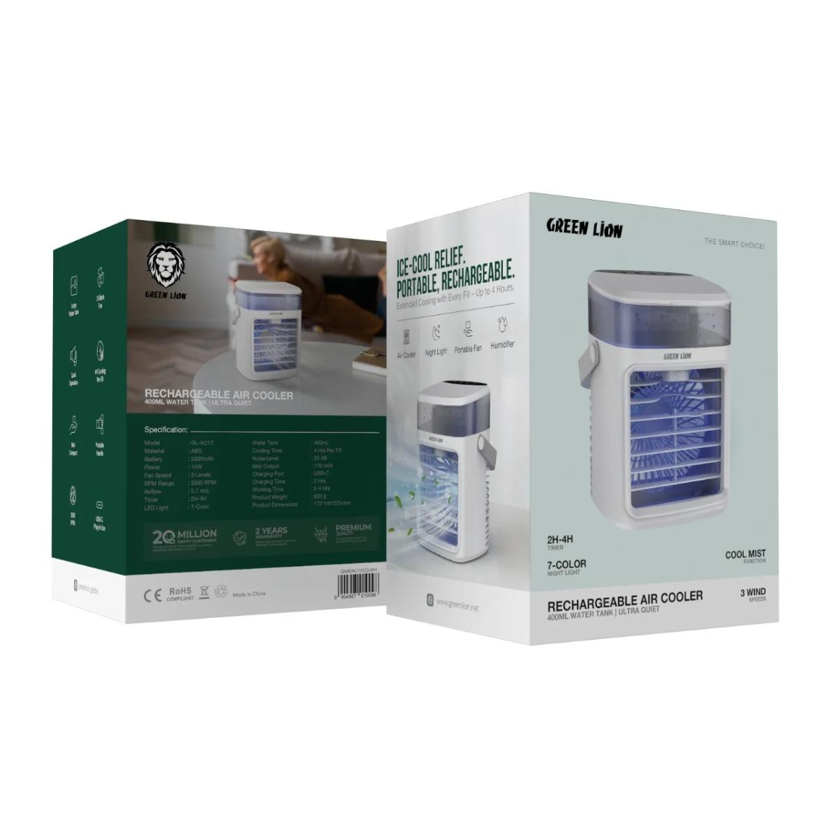 Green Lion Rechargeable Air Cooler Fan