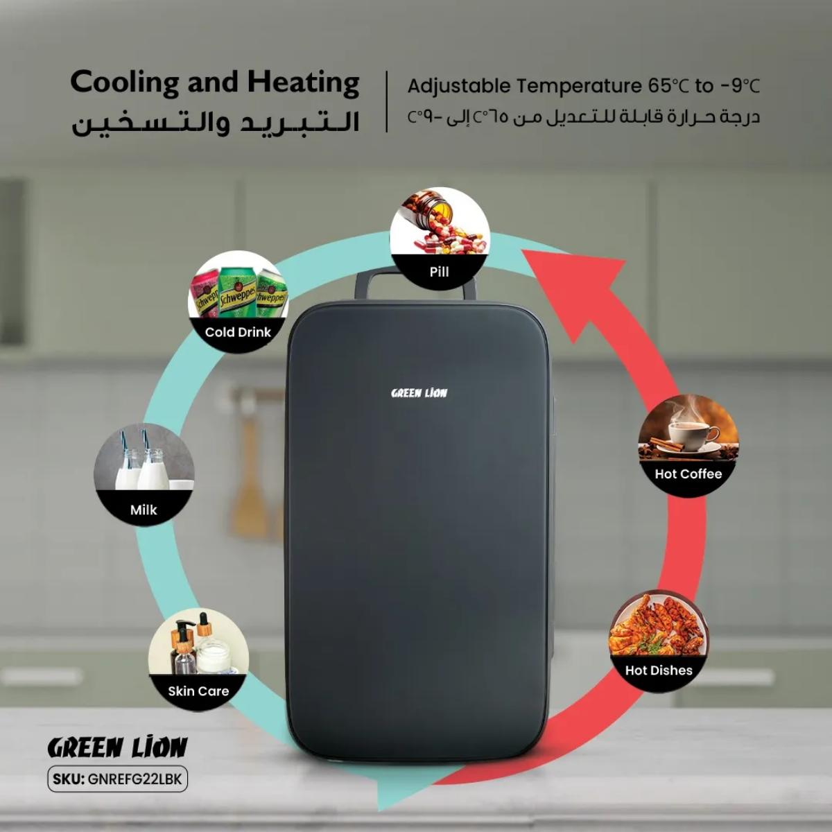 Green Lion Mini Refrigerator 22