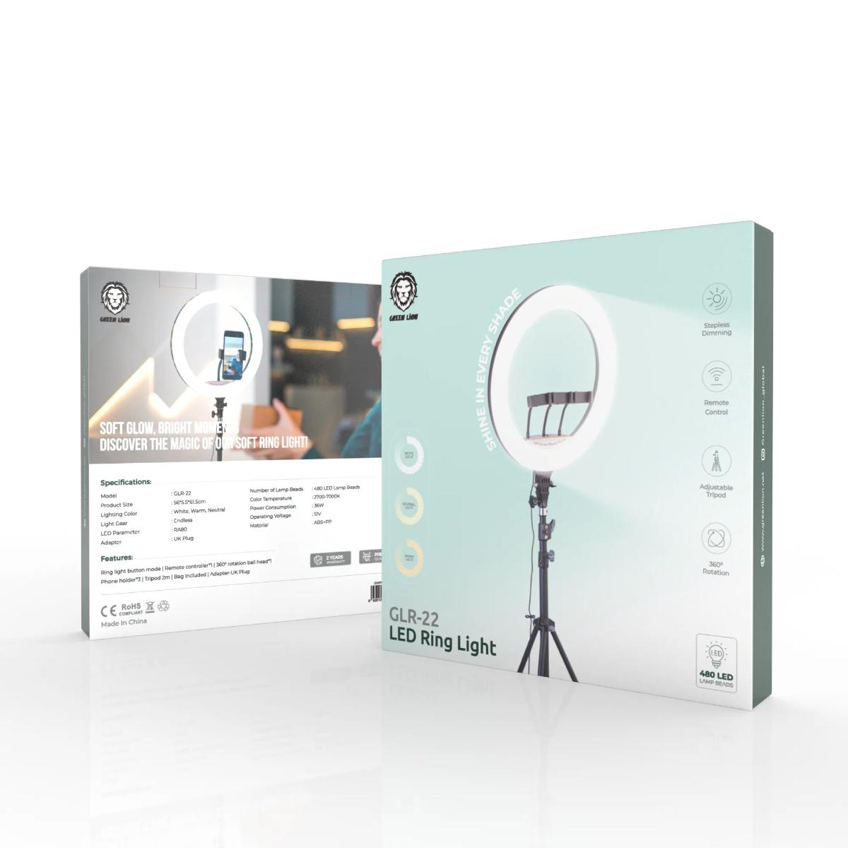 Green Lion GLR•22 LED Ring Light