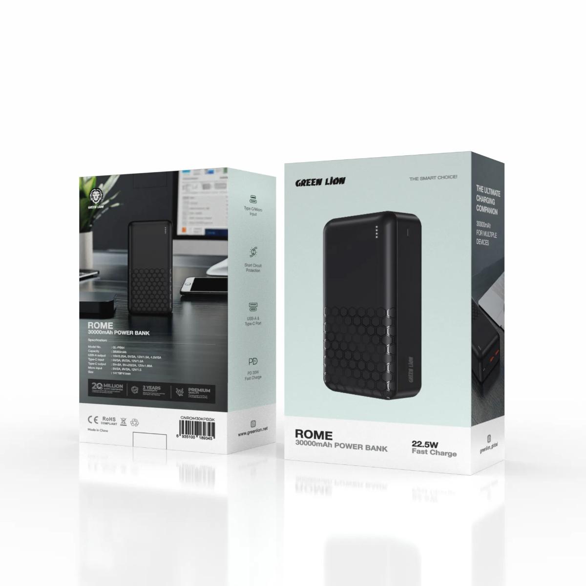 Green Lion Rome 30000mAh Power Bank